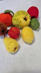 Wool fruits Fructe decorative lânoase
