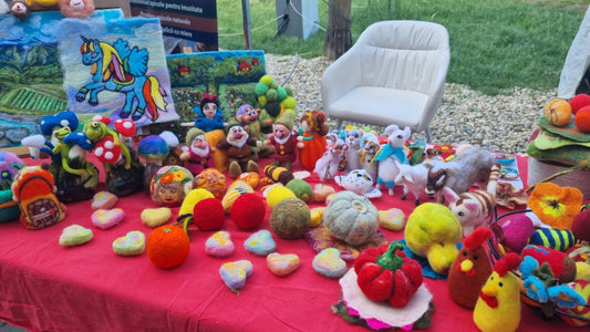 Evolutia mea in activitatea creativa cu lana impaslita